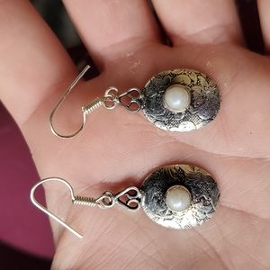 New Pearl Silver Earrings.